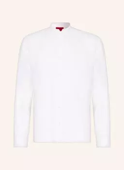 Рубашка HUGO ELVORY Slim Fit mit Stehkragen, белый
