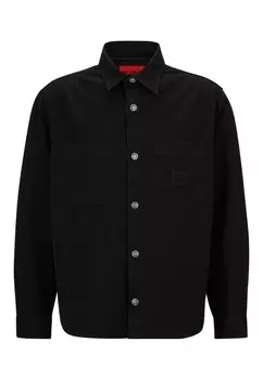 Рубашка HUGO ERATO Oversize Fit, черный