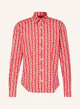 Рубашка HUGO ERMO Slim Fit, розовый