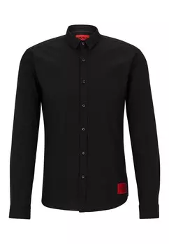 Рубашка HUGO ERO3-W Extra-Slim Fit, черный