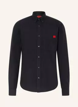 Рубашка HUGO EVITO Casual Slim Fit, черный