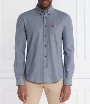 Рубашка HUGO Evito Slim Fit, серый