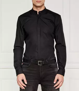 Рубашка HUGO Kaleb Slim Fit, черный