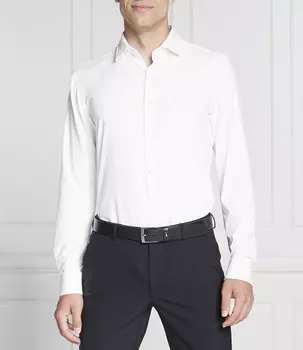 Рубашка HUGO kenno slim fit, белый