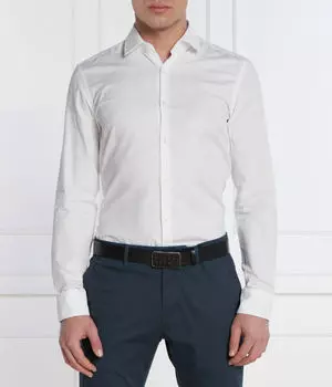 Рубашка Hugo Kenno Slim Fit, белый