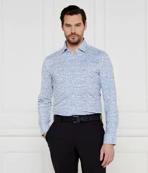 Рубашка Hugo Kenno Slim Fit, синий