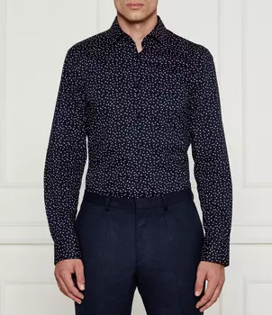 Рубашка HUGO Kenno Slim Fit, темно-синий