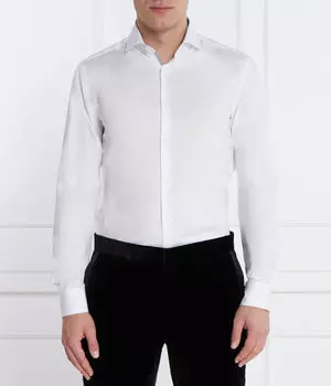 Рубашка Hugo Kery Slim Fit, белый