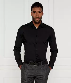 Рубашка HUGO Koey Slim Fit, черный
