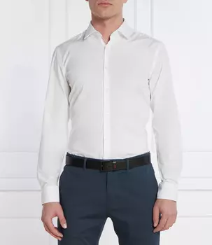 Рубашка HUGO Koey Slim Fit easy iron, белый