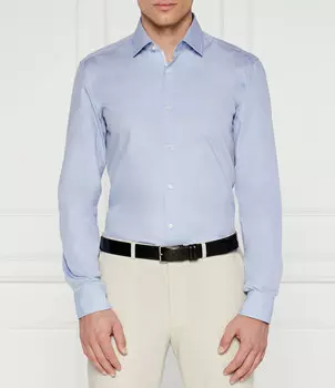 Рубашка HUGO Koey Slim Fit easy iron, синий