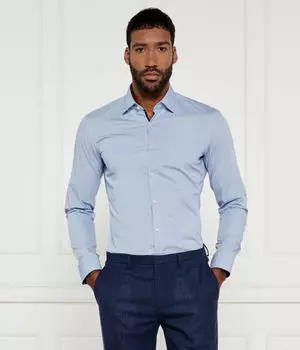 Рубашка Hugo Koey Slim Fit, синий