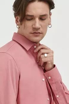 Рубашка Hugo, розовый