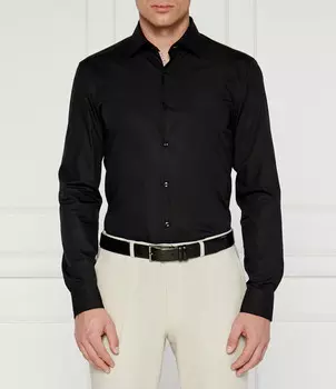 Рубашка HUGO Slim Fit, черный