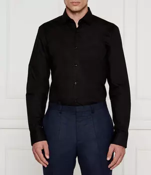 Рубашка HUGO Slim Fit, черный