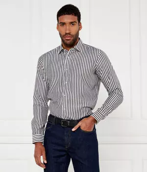 Рубашка Hugo Valerio Modern Fit, черный