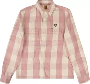 Рубашка Human Made Hmmd Check Shirt 'Pink', розовый