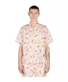 Рубашка Human Made, розовый