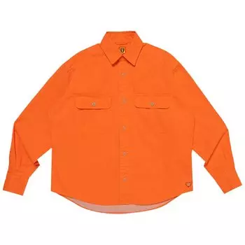 Рубашка Human Made Twill Work Shirt, оранжевый