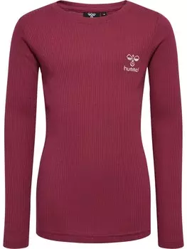 Рубашка Hummel, бордо/рубиновый красный