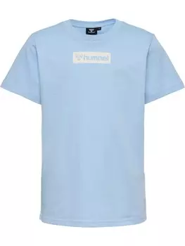 Рубашка Hummel, цвет Light blue/Dark blue