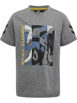 Рубашка Hummel Space Jam Tres, пестрый серый