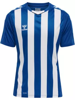 Рубашка Hummel Trikot S/S Hmlcore Xk Striped Jersey S/S, цвет TRUE BLUE/WHITE