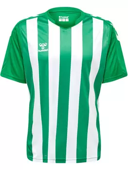 Рубашка Hummel Trikot S/S Hmlcore Xk Striped Jersey S/S, цвет JELLY BEAN/WHITE