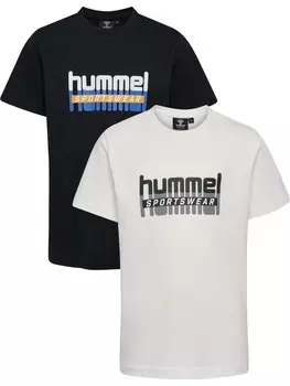 Рубашка Hummel TUKAS, черный/белый