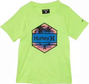 Рубашка Hurley Hex Graphic UPC Shirt, цвет Volt Glow