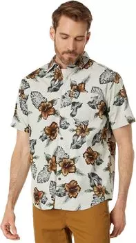 Рубашка Hurley One & Only Lido Stretch Short Sleeve Woven, цвет Bone
