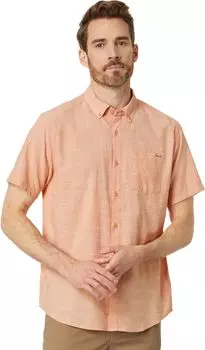 Рубашка Hurley One & Only Stretch Short Sleeve Woven, цвет Nectarine