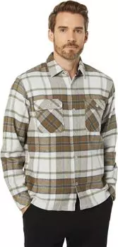 Рубашка Hurley Santa Cruz Shoreline Flannel, цвет Platinum