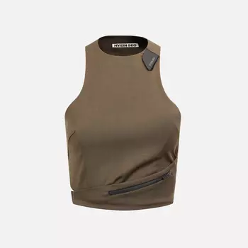 Рубашка Hyein Seo Cinched Halter Top, хаки