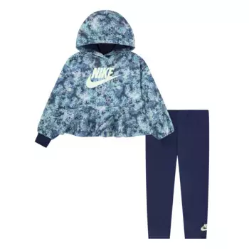 Рубашка и леггинсы с длинными рукавами Nike Sportswear, цвет blau