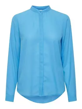 Рубашка ICHI Blouse, небесно-синий