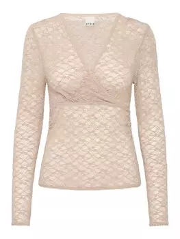 Рубашка ICHI IXLACEY, бежевый