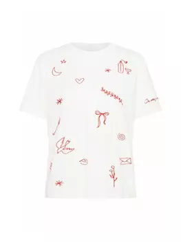 Рубашка ICHI MAJOU, светло-бежевый