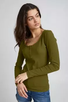 Рубашка ICHI Sweatshirt, зеленый