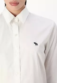 Рубашка ICON Abercrombie & Fitch, белый