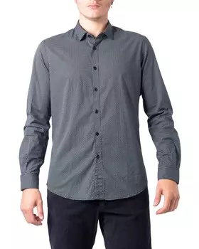 Рубашка Idra хлопковая, черный