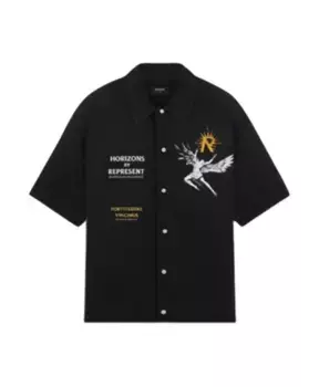 Рубашка Икара с коротким рукавом Represent, черный
