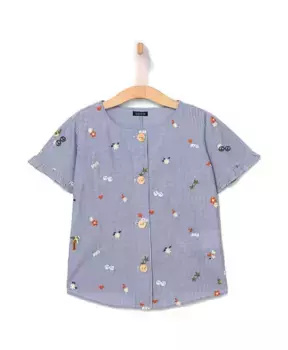 Рубашка Ikks, синий