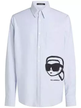 Рубашка Ikon Karl Lagerfeld, синий