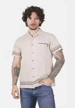 Рубашка INDICODE JEANS, бежевый