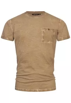 Рубашка INDICODE JEANS, бежевый