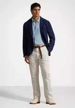 Рубашка INDIGO DYED MESH KNIT SHIRT Ralph Lauren, синий
