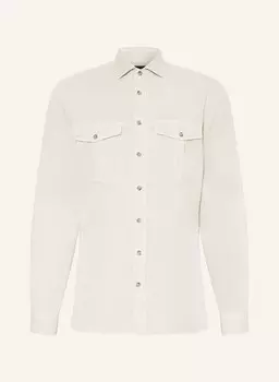 Рубашка индивидуального кроя Hackett London, бежевый