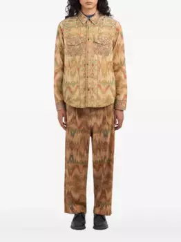 Рубашка Integmos с вышитым узором Pierre-Louis Mascia, нейтральный