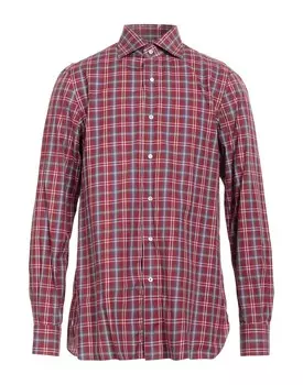 Рубашка Isaia, бордовый